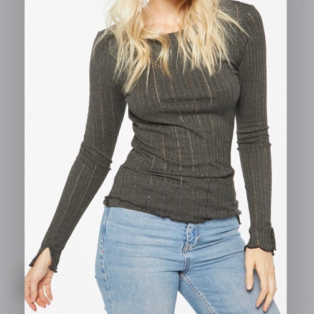 Project Social T TYNE TEXTURED LONGSLEEVE